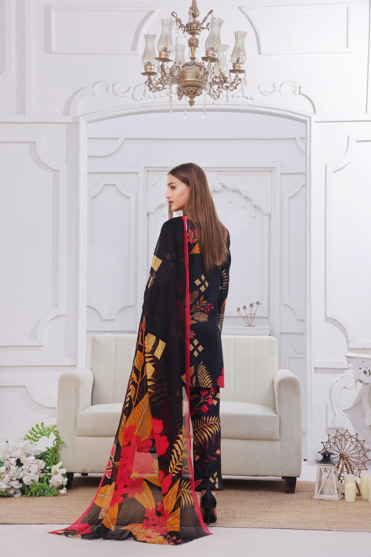 FIOREN-Embroidered 3pc