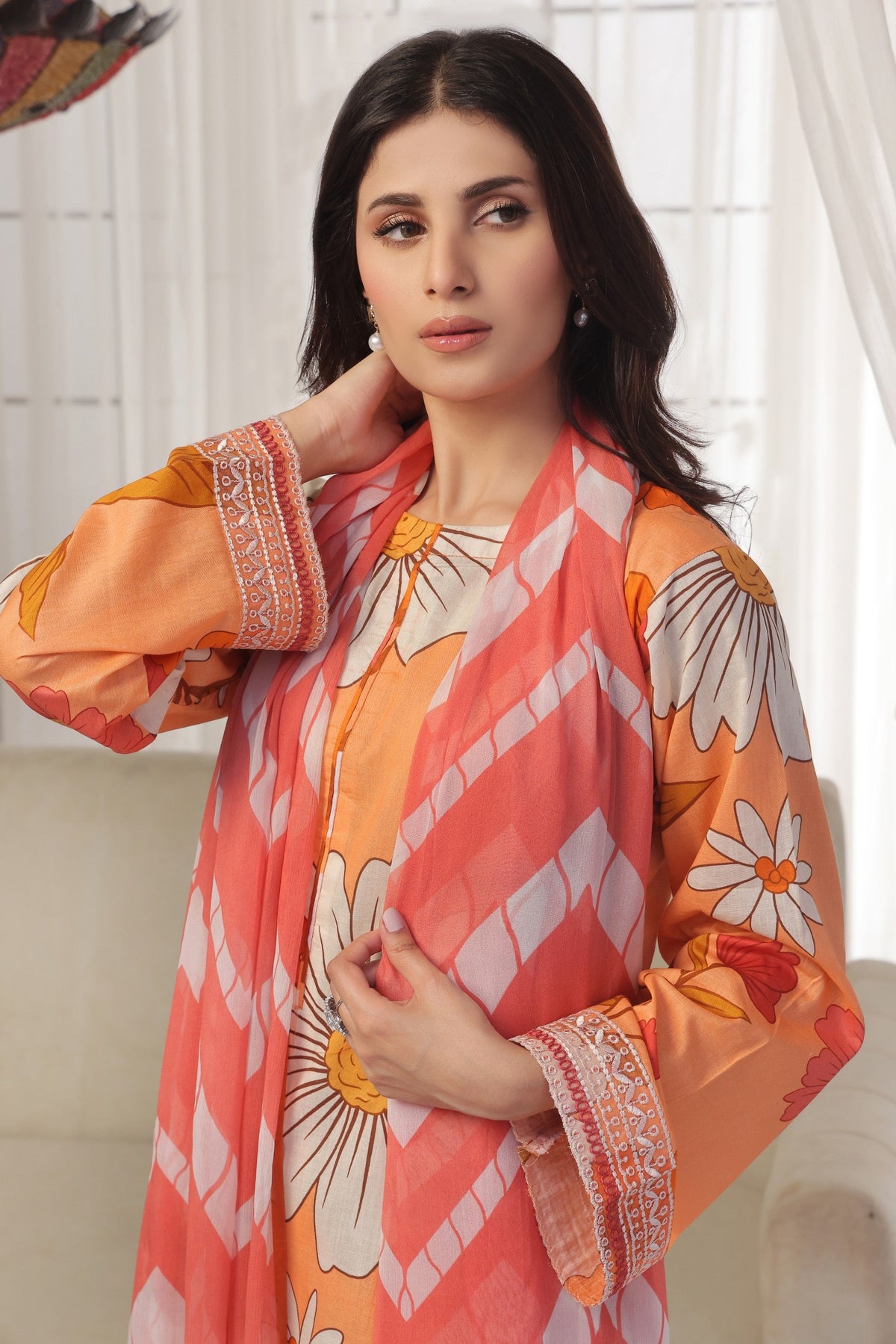 TAWNY-Embroidered 3pc