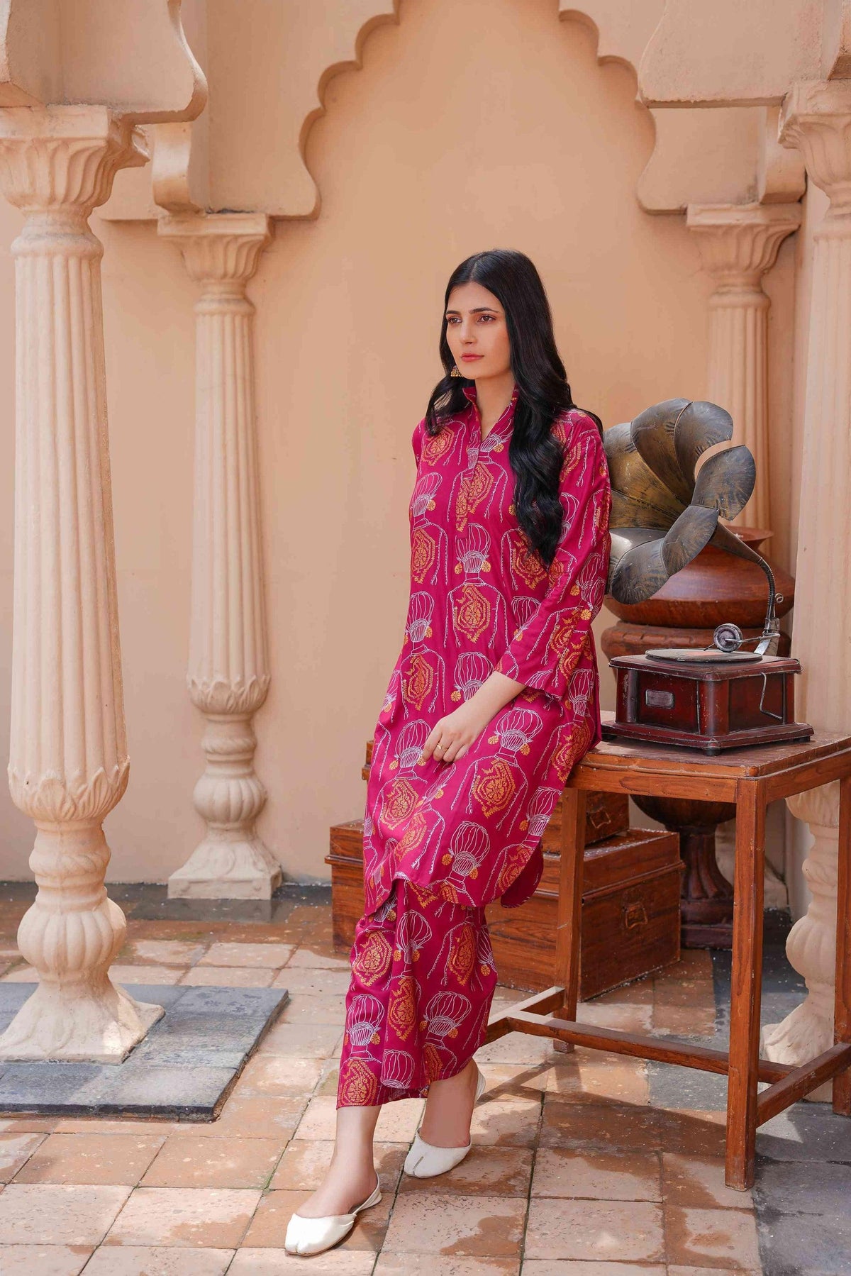 Melodic 2Pcs Stitched Suit
