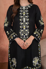 Midnight Zari Garden-Embroidered 3pc