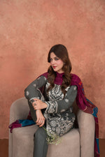 Ashen Silver Whitework-Embroidered 3pc