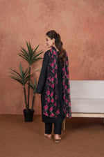 Noir Rose-Quartz Minimal-Embroidered 3pc