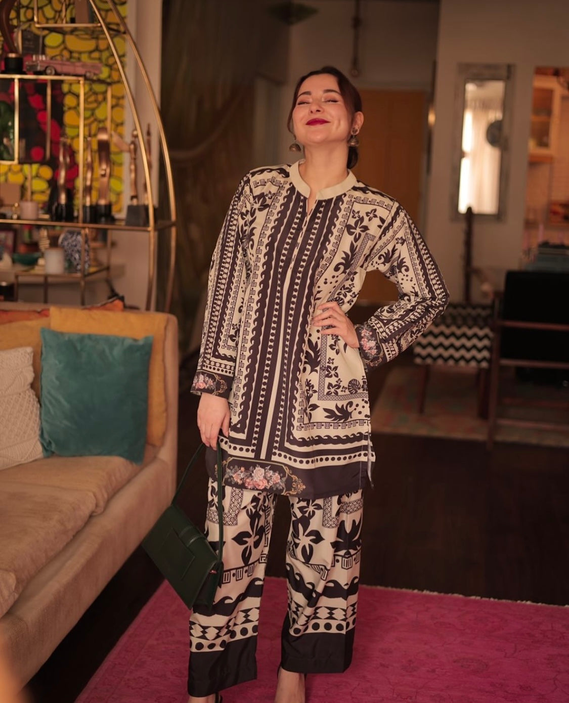 Zayna 2Pcs Stitched