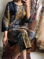 Mountain Print 2Pcs Stitched - zaibehoor