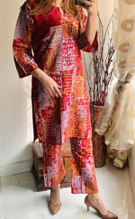 Mountain Print 2Pcs Stitched - zaibehoor