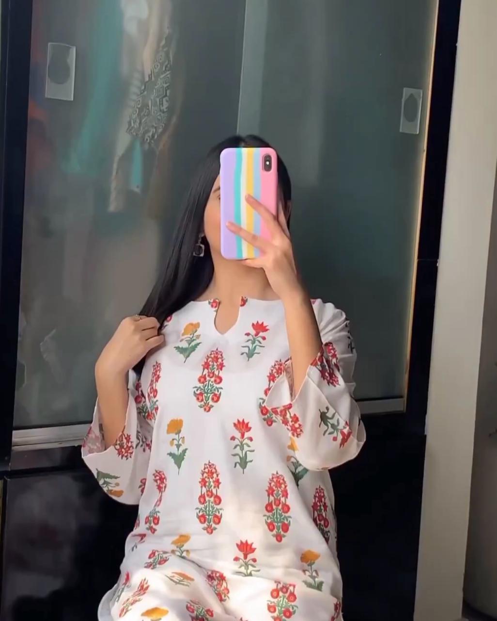 Rangrasiya Floral Print 2Pcs Stitched