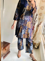 Mountain Print 2Pcs Stitched - zaibehoor