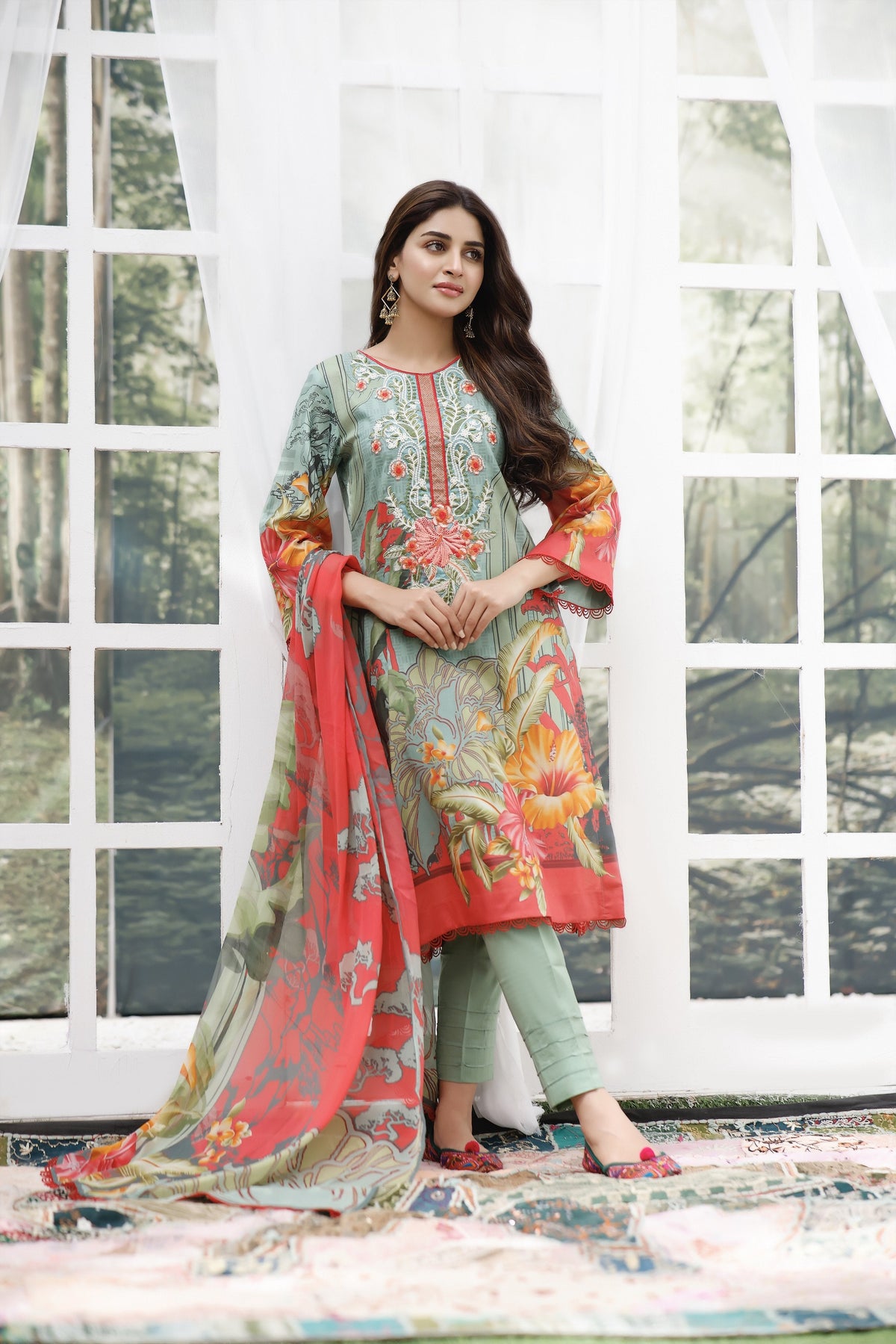 Feathers Gulmina Lawn by Feathers BAAD-E-SABA