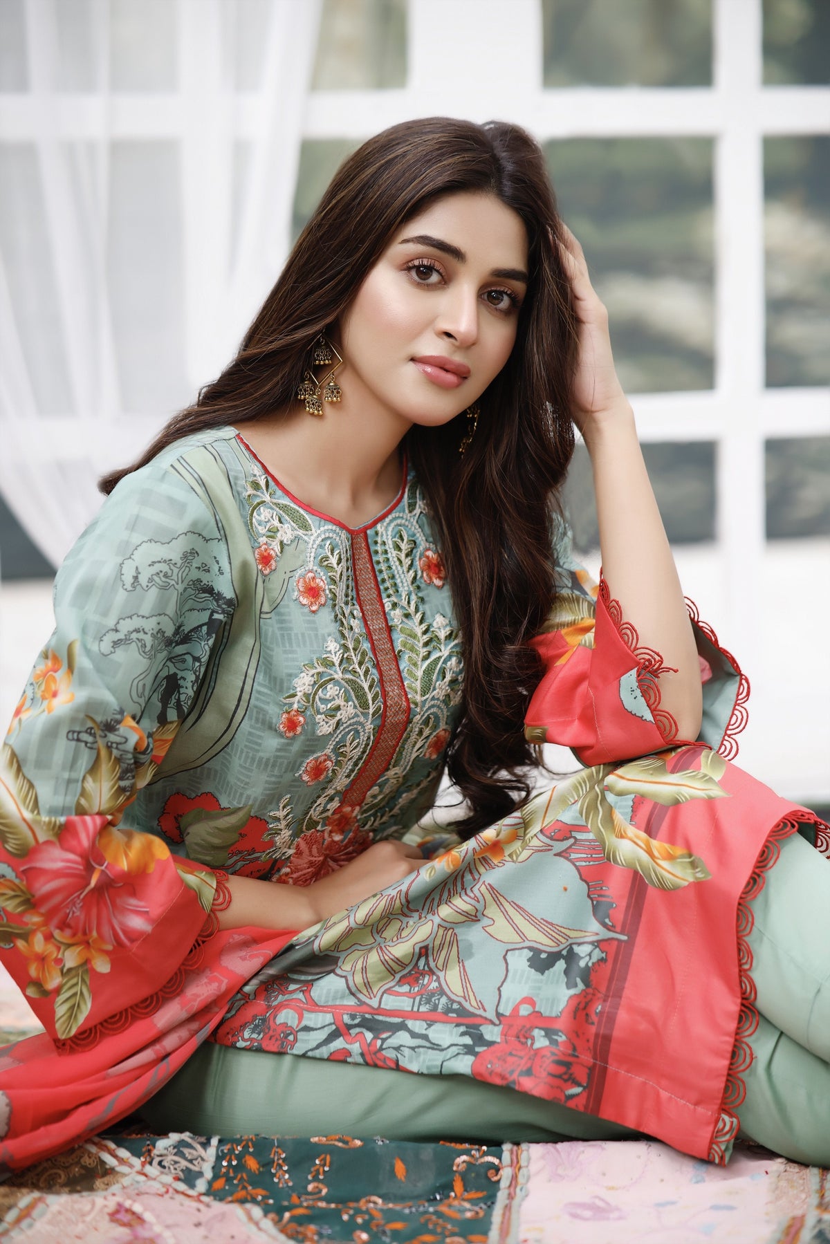 Feathers Gulmina Lawn by Feathers BAAD-E-SABA