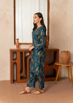 Floral Leaf Print 2Pcs Stitched