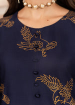 Sparrow 2Pcs Stitched