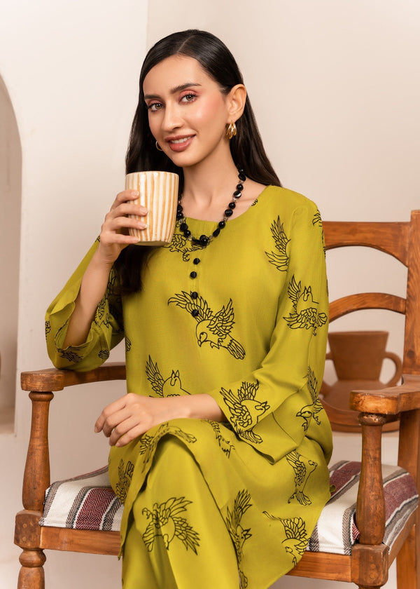 Sparrow 2Pcs Stitched