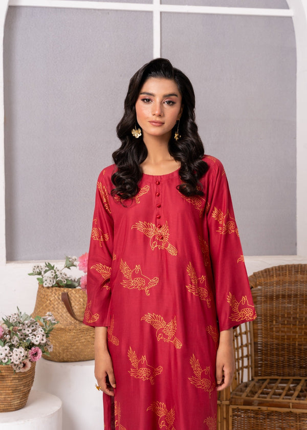 Sparrow 2Pcs Stitched