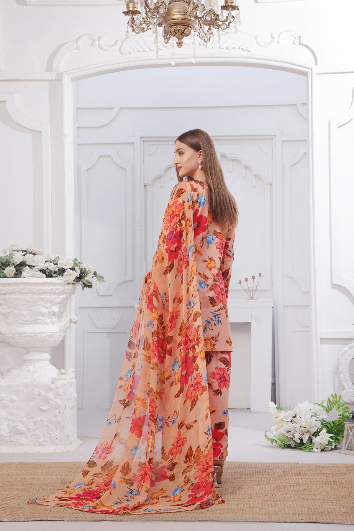FAYLIN-Embroidered 3pc