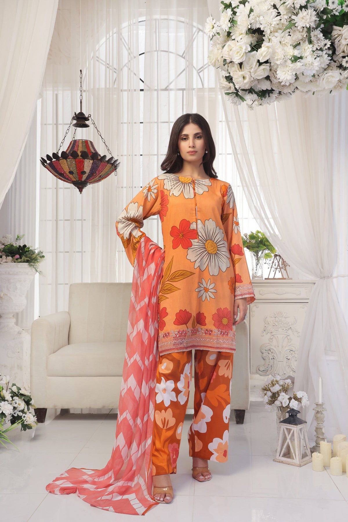 TAWNY-Embroidered 3pc