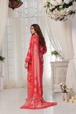 ZAFINA-Embroidered 3pc