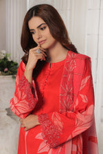 ZAFINA-Embroidered 3pc