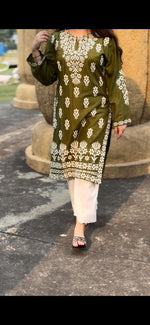 FOXY Embossed Indian Chicken Kari Kurti