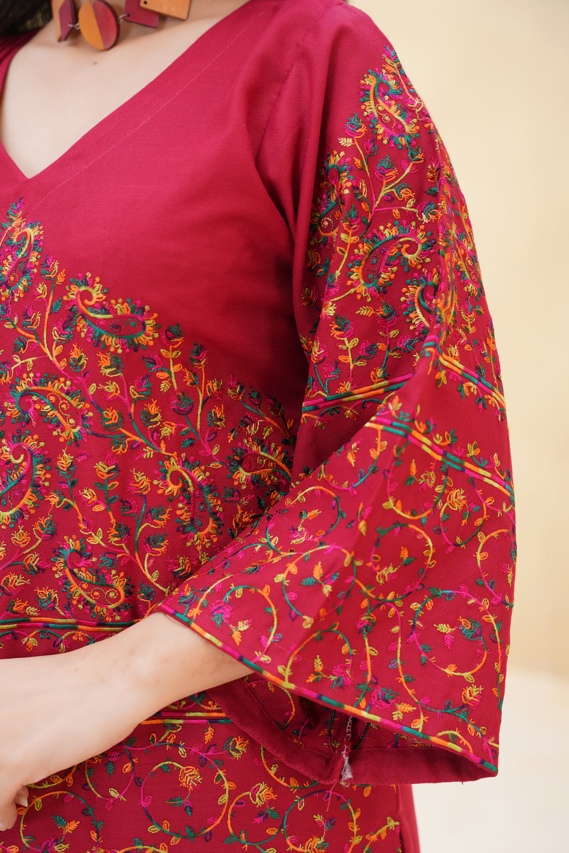 Gulaal 3PC Maroon
