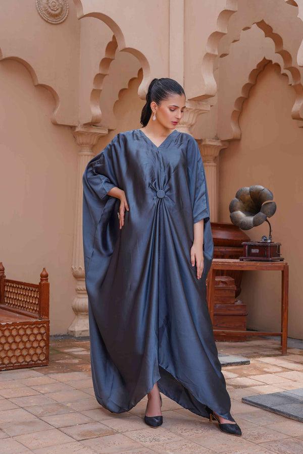 Royal Silk Kaftan (Stitched)