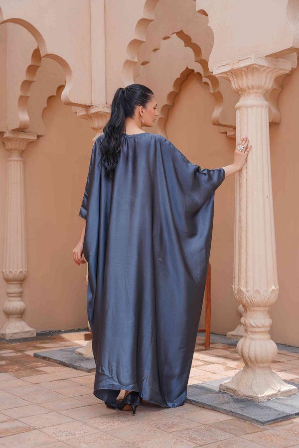 Royal Silk Kaftan (Stitched)