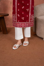 Burgundy Royale Festive-Embroidered 3pc