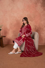 Burgundy Royale Festive-Embroidered 3pc