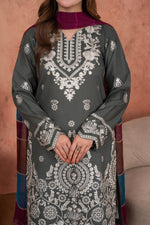Ashen Silver Whitework-Embroidered 3pc