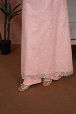 Peach Opaline Heirloom-Embroidered 3pc