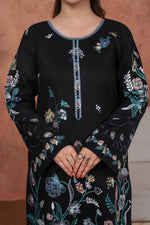 Noir Botanica Statement-Embroidered 3pc