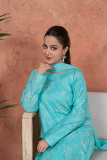 Aqua Lumière-Embroidered 3pc