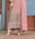 Embroidery Long Frock Stitched 3-pc