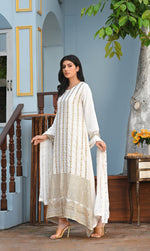 Embroidery Long Frock Stitched 3-pc