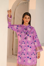 Royal OrchidPrinted Lawn Stitched 2PC