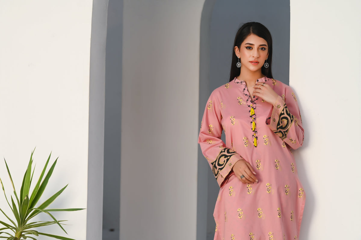 Zarqaash Printed Lawn Stitched 2PC