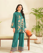 GULFAAM DIGITAL PRINTED 2PC STITCHED