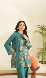 GULFAAM DIGITAL PRINTED 2PC STITCHED