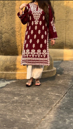 FOXY Embossed Indian Chicken Kari Kurti