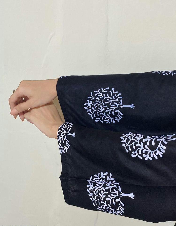 Floral TREE Print 2pc Stitched - zaibehoor