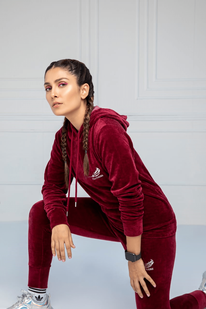 Feathers Tracksuits CHERRY BERRY